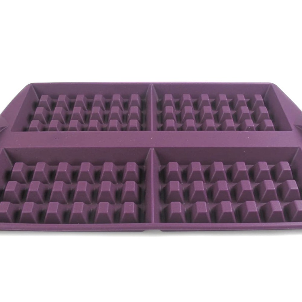 Tupperware Purple Silicone Waffle Mold